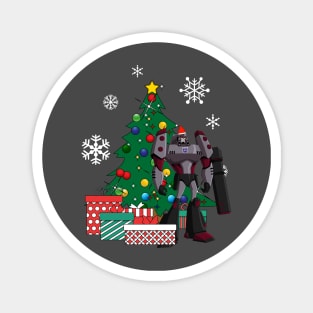 Megatron Around The Christmas Tree Transformers Magnet